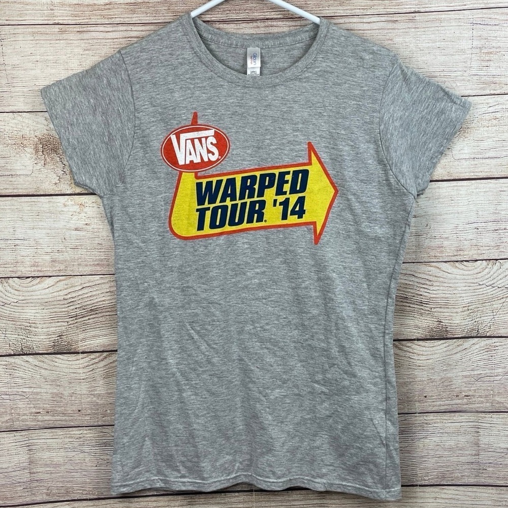Vans Gray Warped Tour '14 Women's Short Sleeve Tee